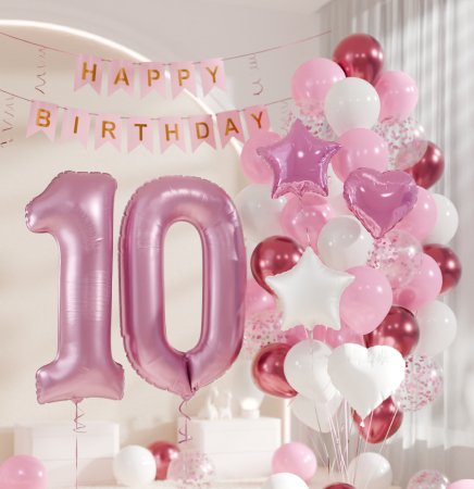картинка Фотозона "10 лет. Барби" 47 предметов от магазина Шариленд