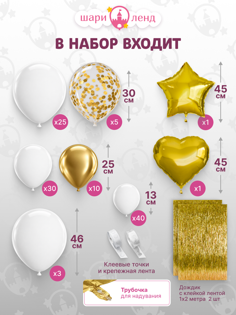 картинка Фотозона "Олимп" 119 предметов от магазина Шариленд