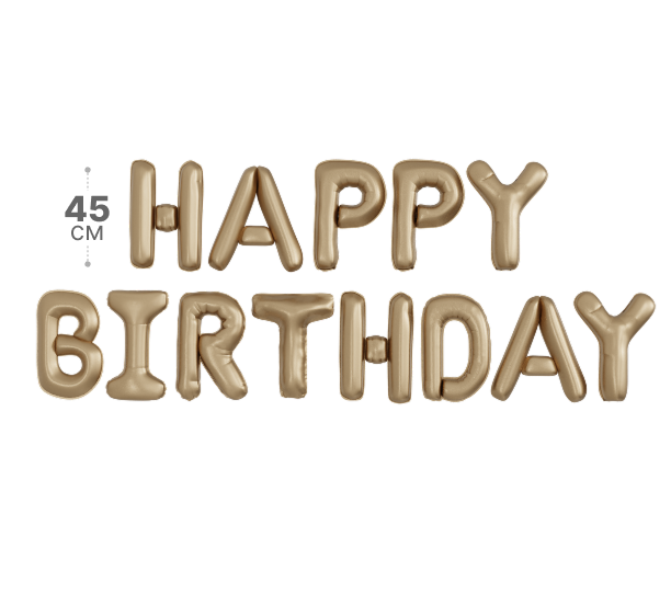 картинка Буквы Happy Birthday, Карамель от магазина Шариленд