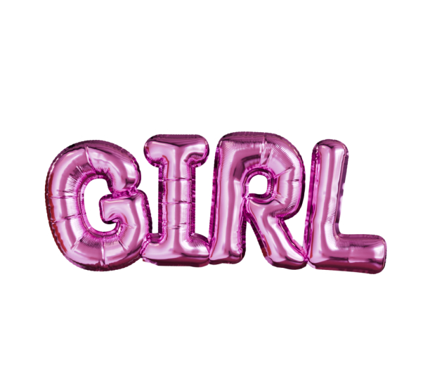 картинка Буквы GIRL, розовые от магазина Шариленд